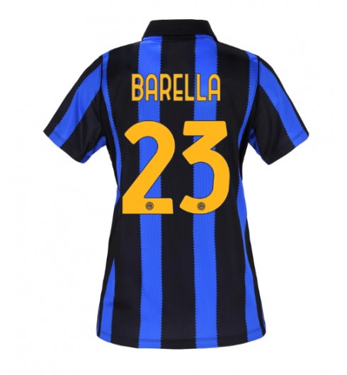 Inter Milan Nicolo Barella #23 Hjemmedrakt Dame 2026-27 Korte ermer Inter Milan Nicolo Barella #23 Hjemmedrakt Dame 2026-27 Korte ermer